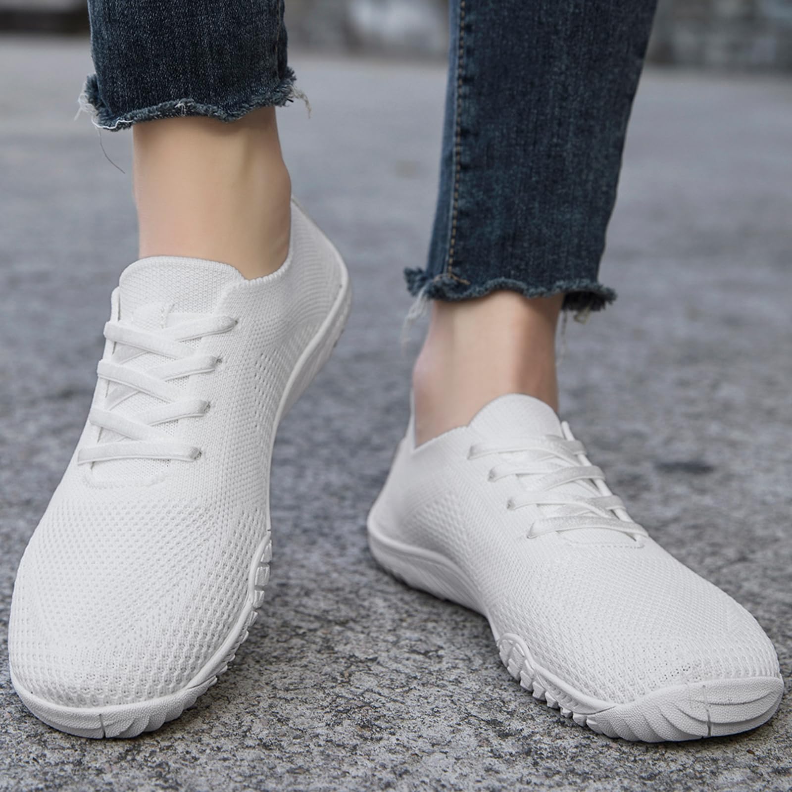 Basket Femme Barefoot Slip on Chaussure Mode et Sport pour Sneakers Running Confortable Sport
