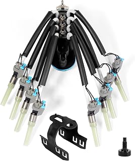 FJ504 Fuel Spider Injector Assembly Compatible with 1996-2002 Chevy Suburban Express K1500 K2500 K3500, GMC C1500 C2500 Truck, 5.0L 5.7L V8, Replaces for 2173029 93441235 17114163 89060440 25340347