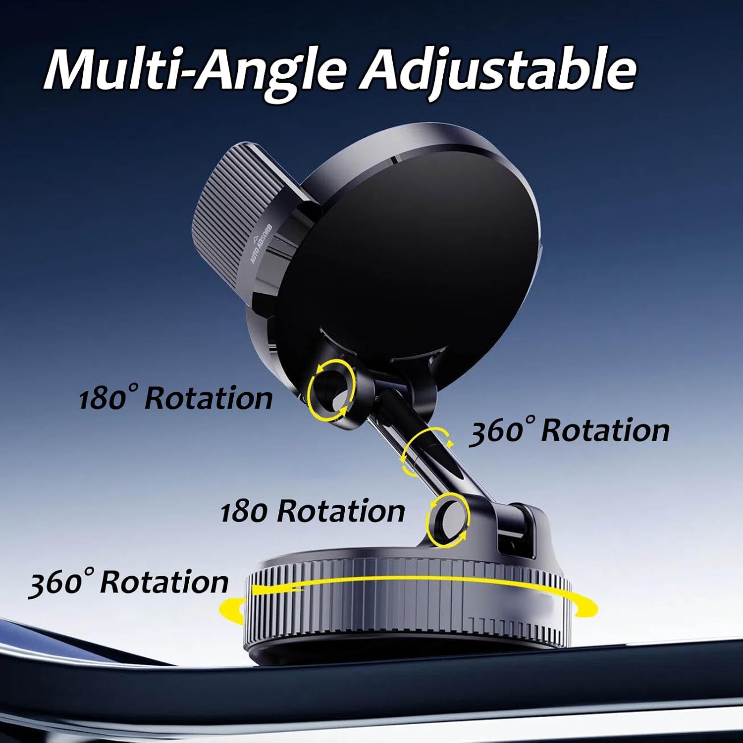 Car Suction Cup Phone Holder for Maserati GranCabrio 2010-2025 image 4