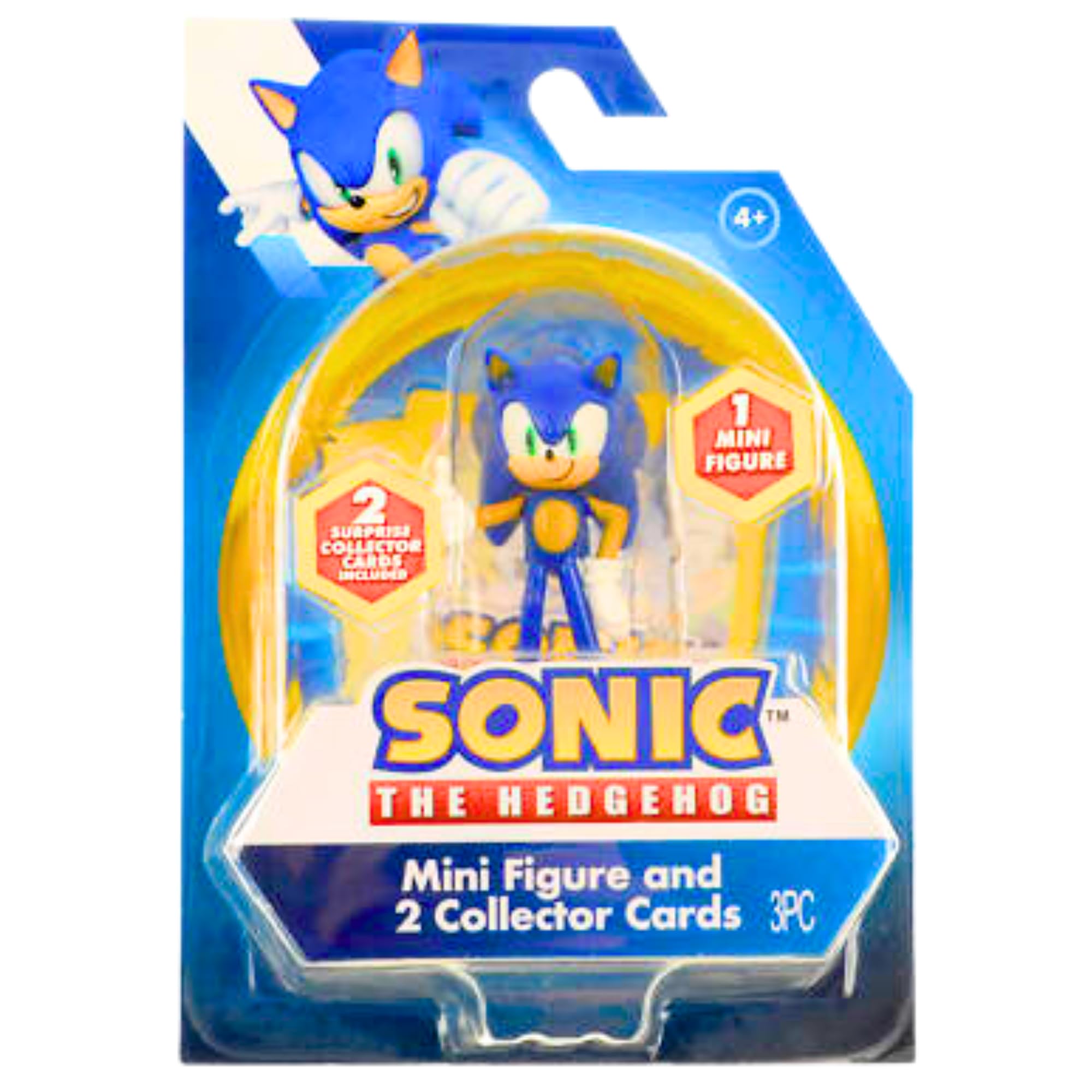 Sonic The Hedgehog Bewegliche Actionfiguren, 7,6 cm, 8 cm, komplettes Set mit allen 6 Stück – Sonic, Amy Rose, Shadow, Tails, Knuckles & Doctor Edgeman