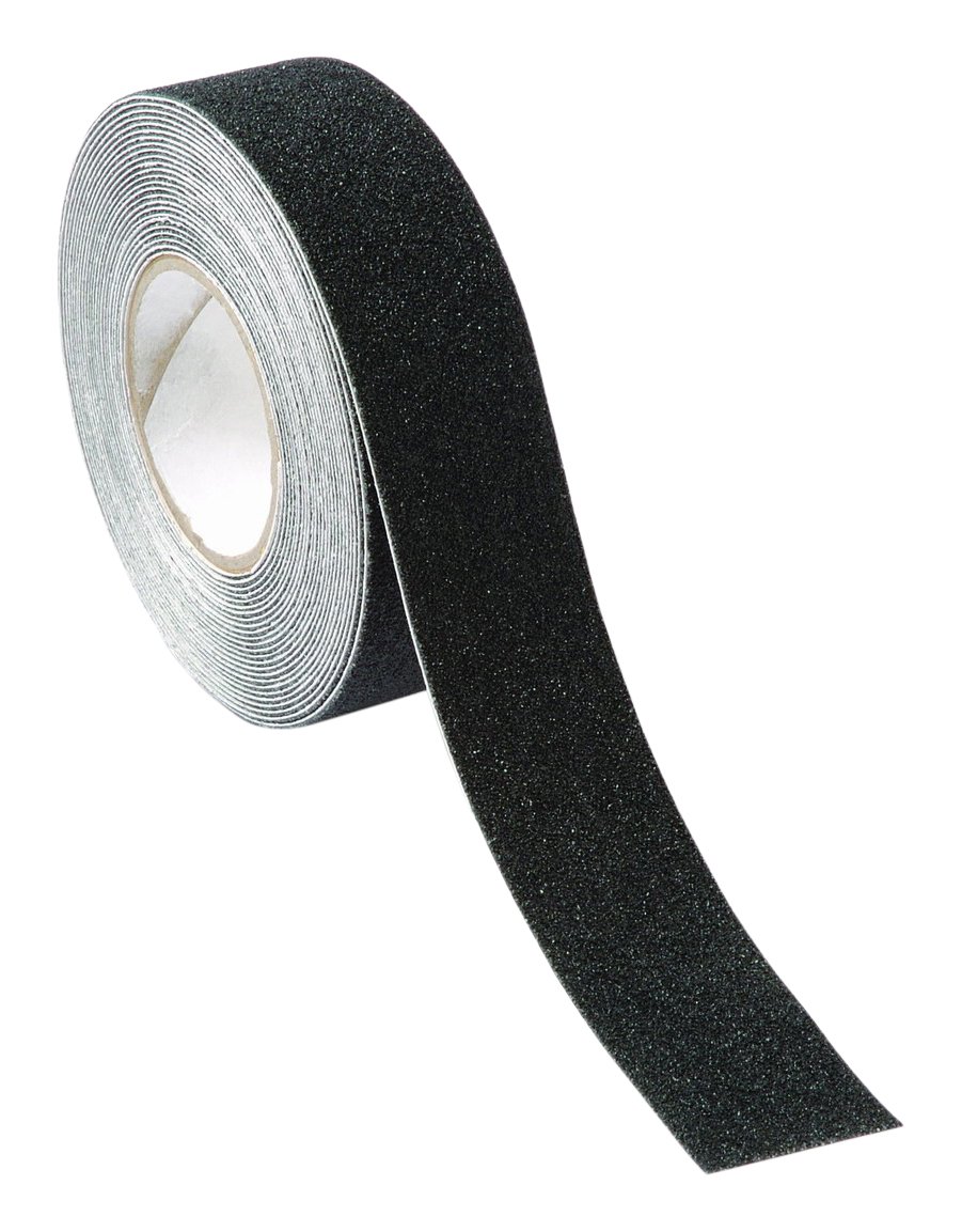 Brinox B61300N - Cinta antideslizante adhesiva (25 mm x 5 m) color negro