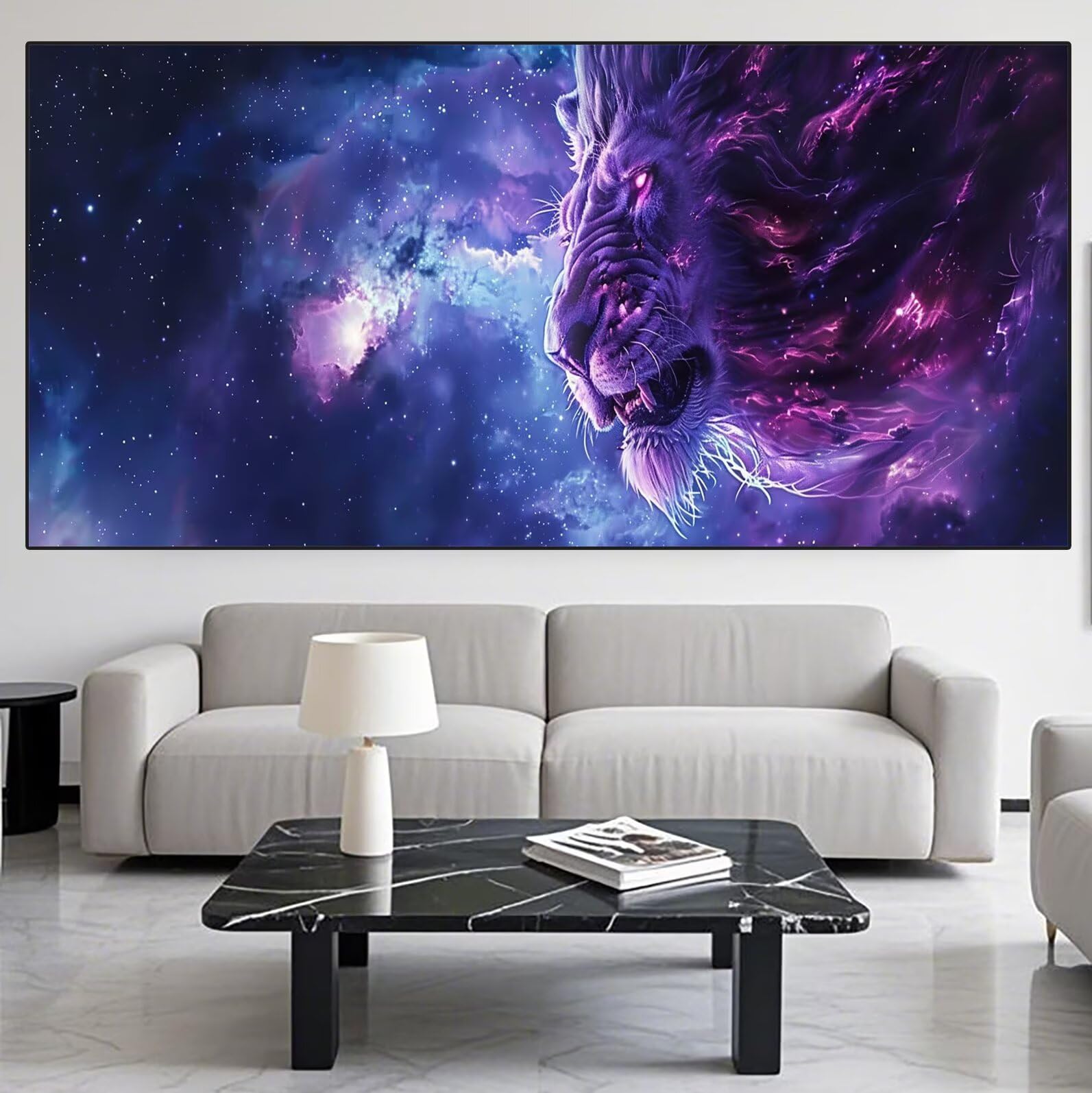 Lion Diamond Art Cloud Diamond Painting Arts and Crafts dla dorosłych, zestawy do malowania diamentami 5D, dorosłych, Crysta, haft krzyżykowy, zestaw do haftowania dla początkujących, dekoracja
