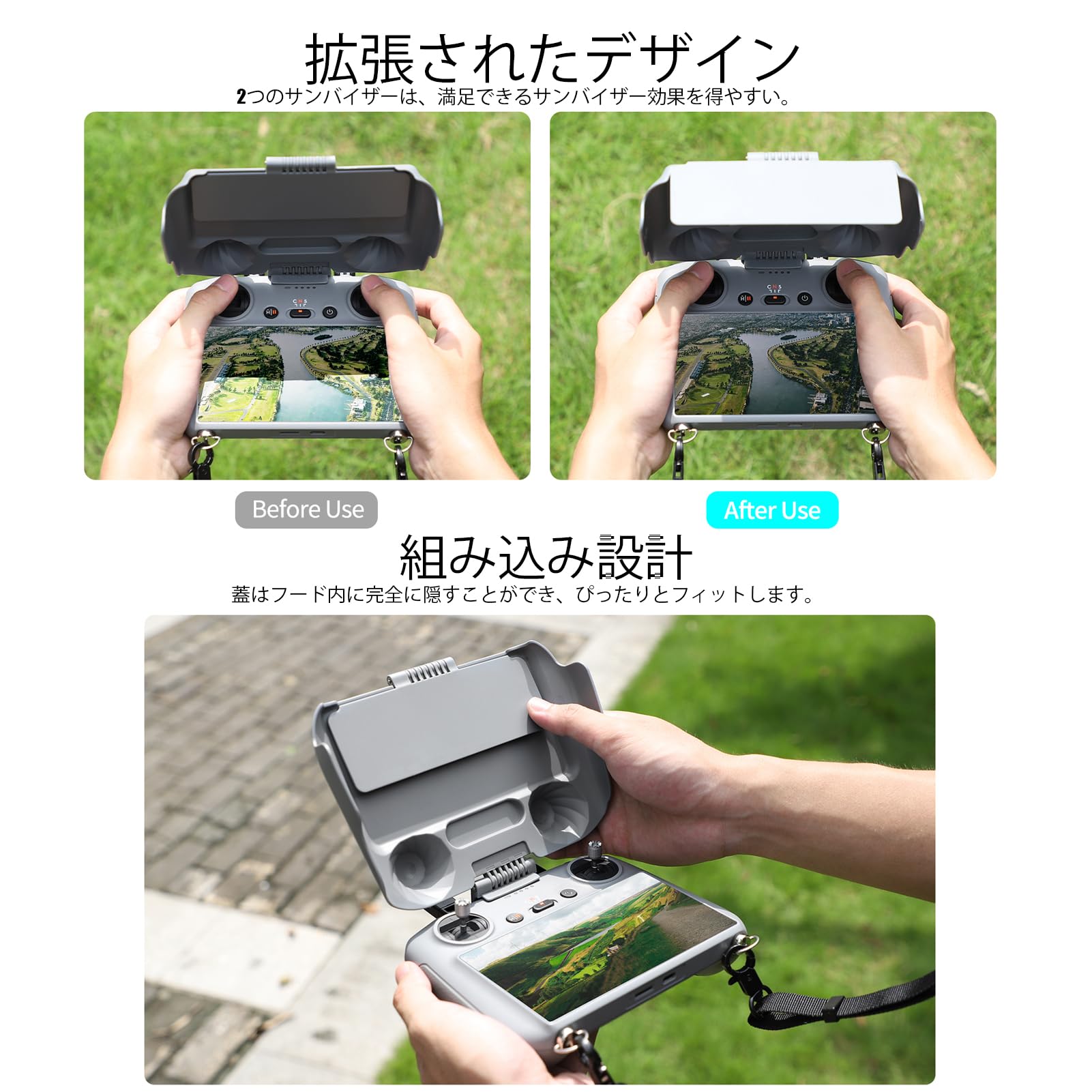 Amazon | Kimyoaee For DJI RC 2 送信機 用 2 in 1 スティック