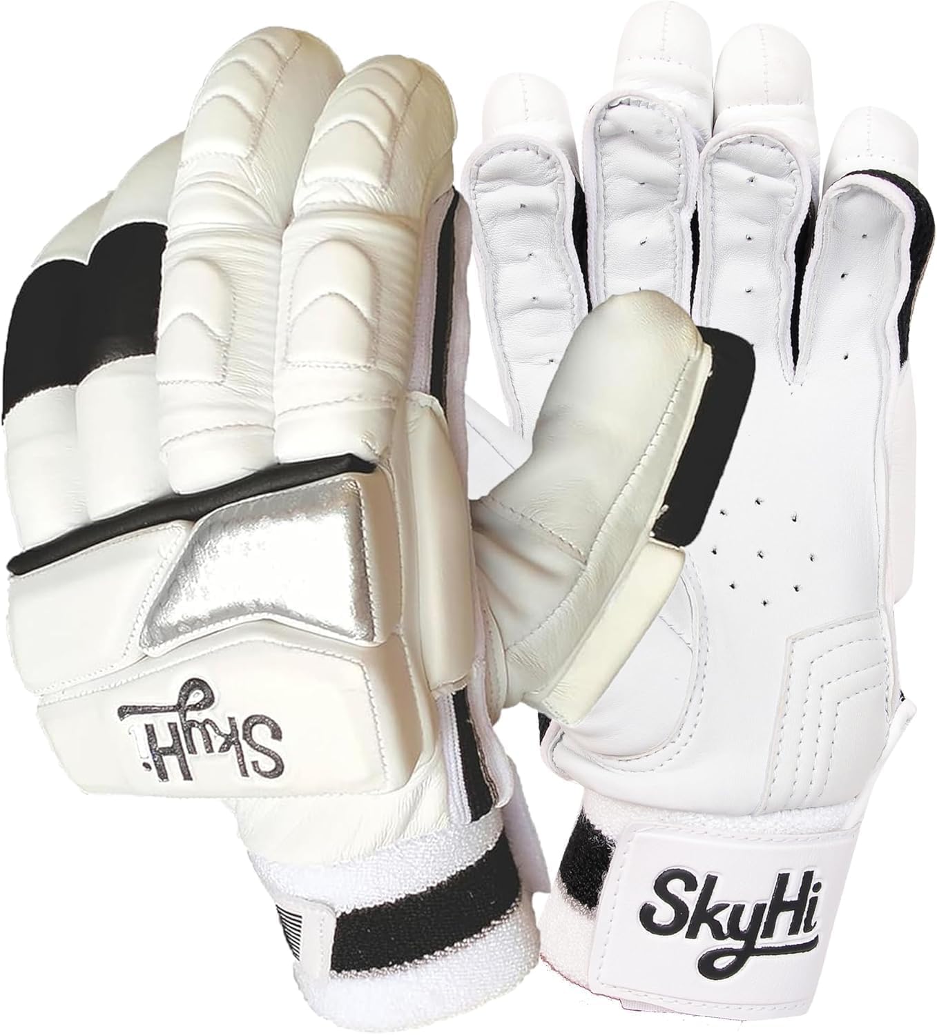 Skyhi Super Test Cricket Batting Gloves for Mens Right Hand and Left Hand Batsman