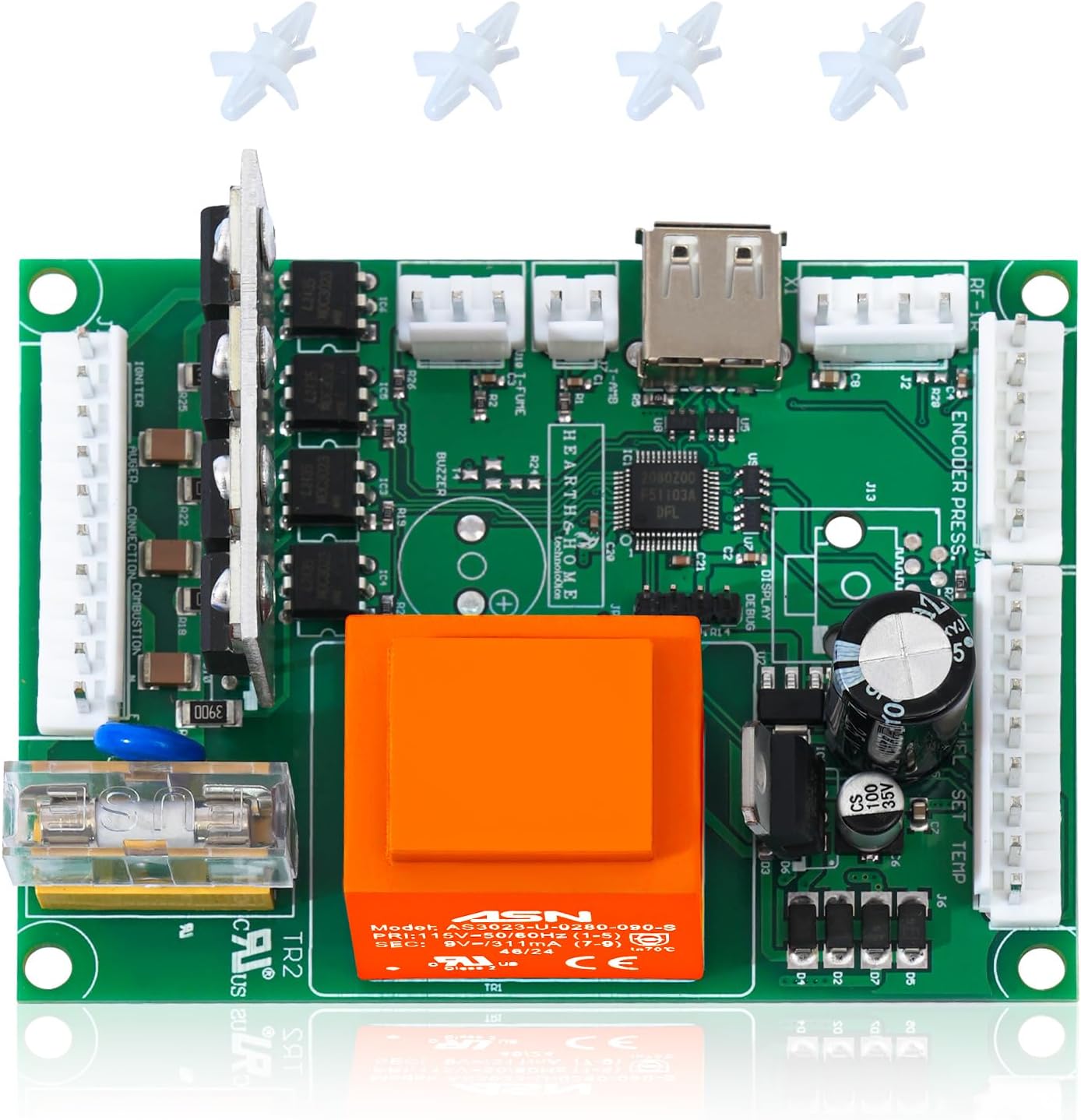 Circuit Control Board Replacement for PelPro PP70 Pellet Stove Replace SRV7103-051