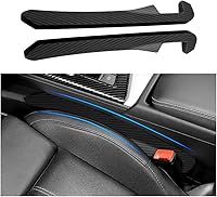 Vista 12 de Junecarp Paquete de 2 rellenos de espacio para asiento de automóvil, organizador flexible para evitar que los artículos se caigan, accesorios