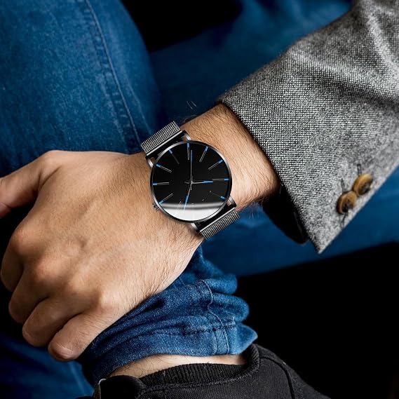 luxury watches for men, mens business watch, mens fashion watch, luxury mens fashion watch, fashionable men casual watch with band for men father, Single Attributes, See Description