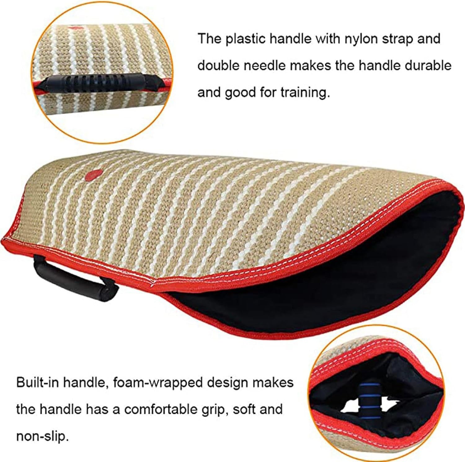 3 in 1 Dog Training Set Professional Bite Sleeve, Agitation Stick Tug Toy for K9, Malinois, German Shepherd