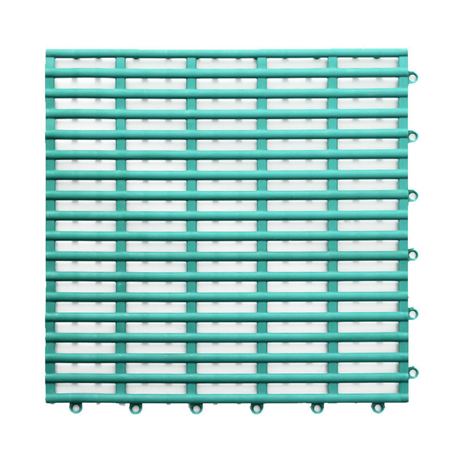 Juegos alfombrillasde Ducha for Hotel, Alfombrilla Cuadrada Antideslizante TPE for Suelo Ducha for Accesorios baño en Habitaciones húmedas Interiores, Cortadas a Medida(Green,10 Pieces)