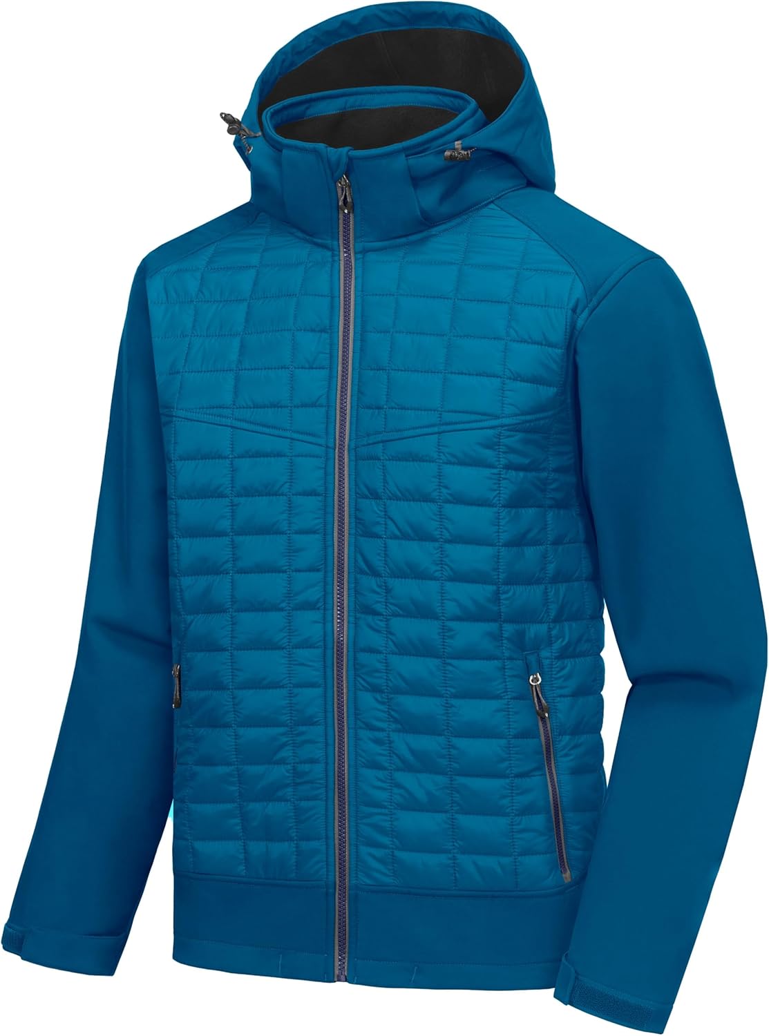 Impermeable Femme Little Donkey Andy Veste De Course à Pied à Séchage Rapide Pour Homme, Veste De Cyclisme Convertible UPF 50+ Coupe-vent Avec Manches Amovibles, Jaune Fluo XXL Veste Imperméable Homme