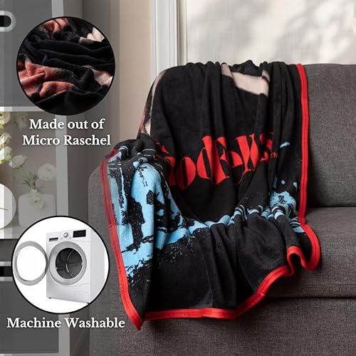 Miniatura 4 de Goodfellas Bedding Manta Súper Suave de Micro Raschel, 46 in x 60 in, Producto WB (Oficial) de Franco Collectibles