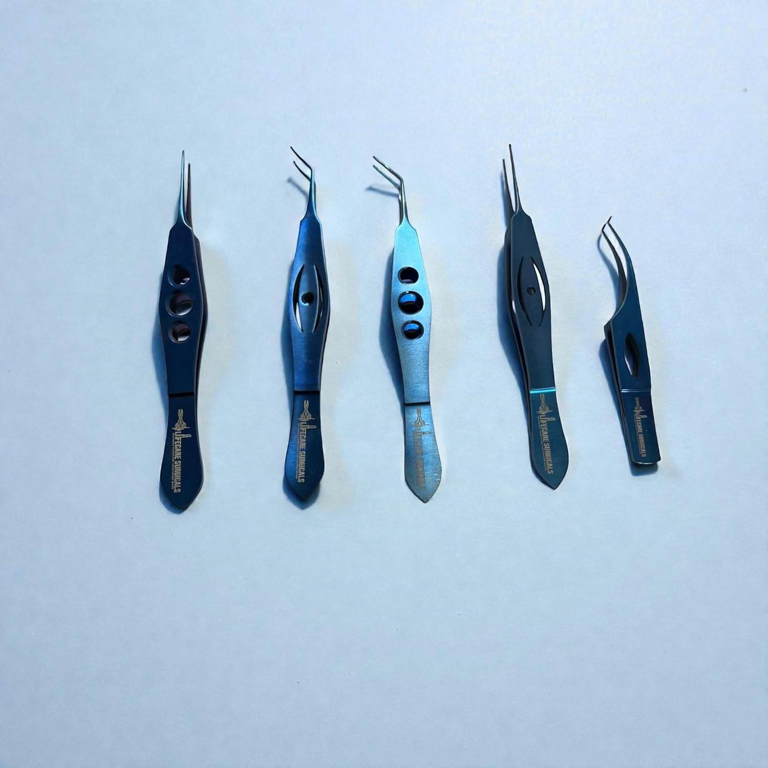 Titanium for.5 pcs Kit with Leather Pouch