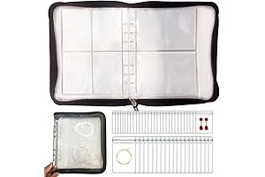 HSLFUAI Falling Dew Transparent Jewelry Storage Book