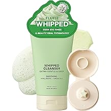 Whipped Facial Cleanser with Hyaluronic Acid &amp; Green Tea &ndash; Deep Hydration &amp; Gentle Pore Care &ndash; Dermatologist Tested, Anti-Aging, Korean Skin Care &ndash; Vegan, Cruelty-Free, Paraben-Free &ndash; 4.4 oz