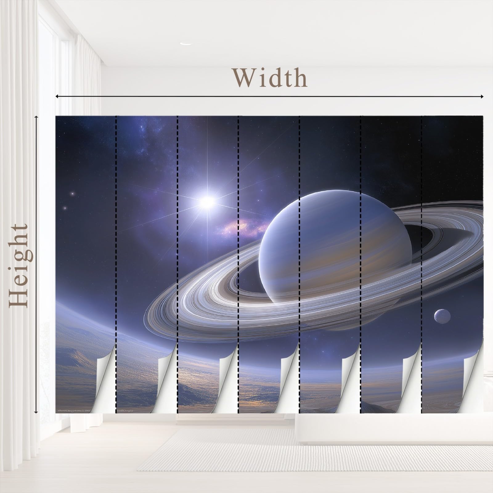 Fototapeta w stylu vintage, wiejska tapeta, stokrotka, kolaż, włóknina, wysokiej jakości, fototapeta, fototapeta i dekoracja domu, 250 x 175 cm