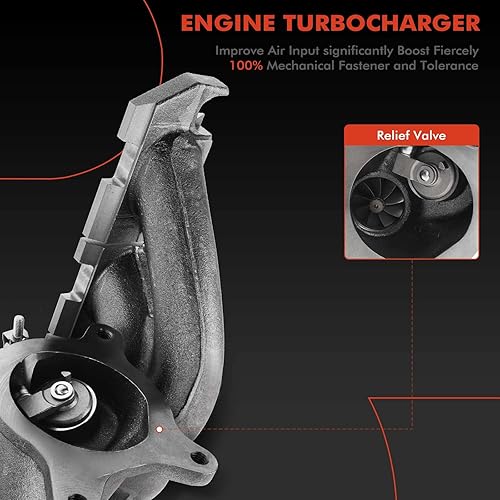 Miniatura 4 de A-Premium Turbocompresor turbo completo K03 con kit de juntas compatible con modelos Audi y Volkswagen - para Tiguan, para Jetta, A3, Q3, A3/Q3