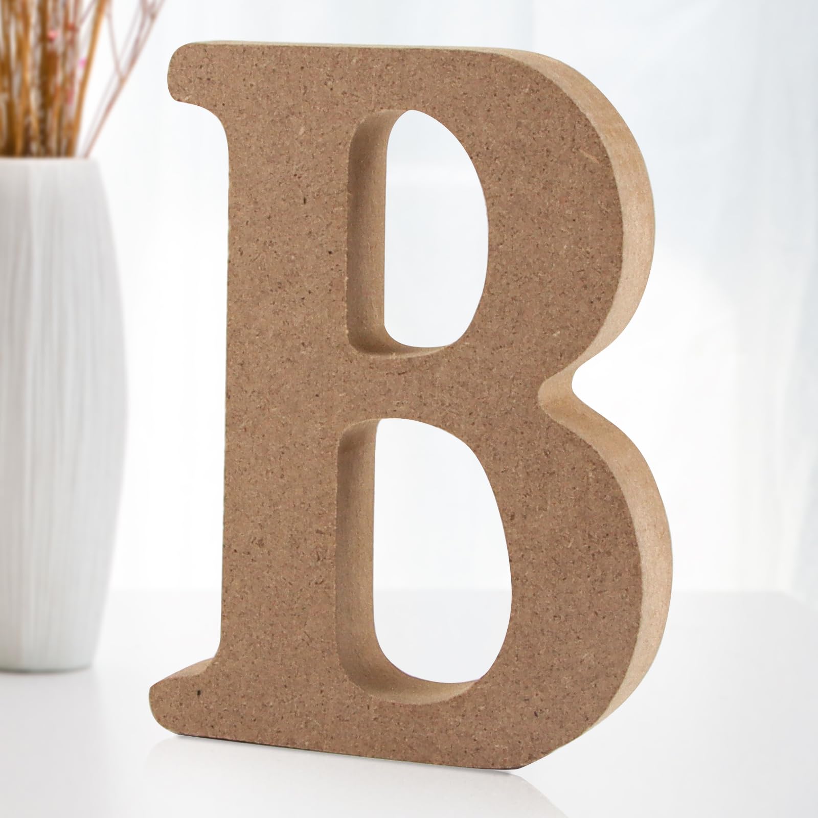Taozoey Standing Wooden Letters, Wooden Letters for Crafts, DIY Letter, Home Lettering, Untreated Decorations for Home Wall