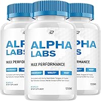 Vista 1 de Alpha Labs - Cápsulas para hombres, píldoras de complejo vitamínico AlphaLabs, fórmula oficial de Alpha Labs, suplemento dietético LabsAlpha