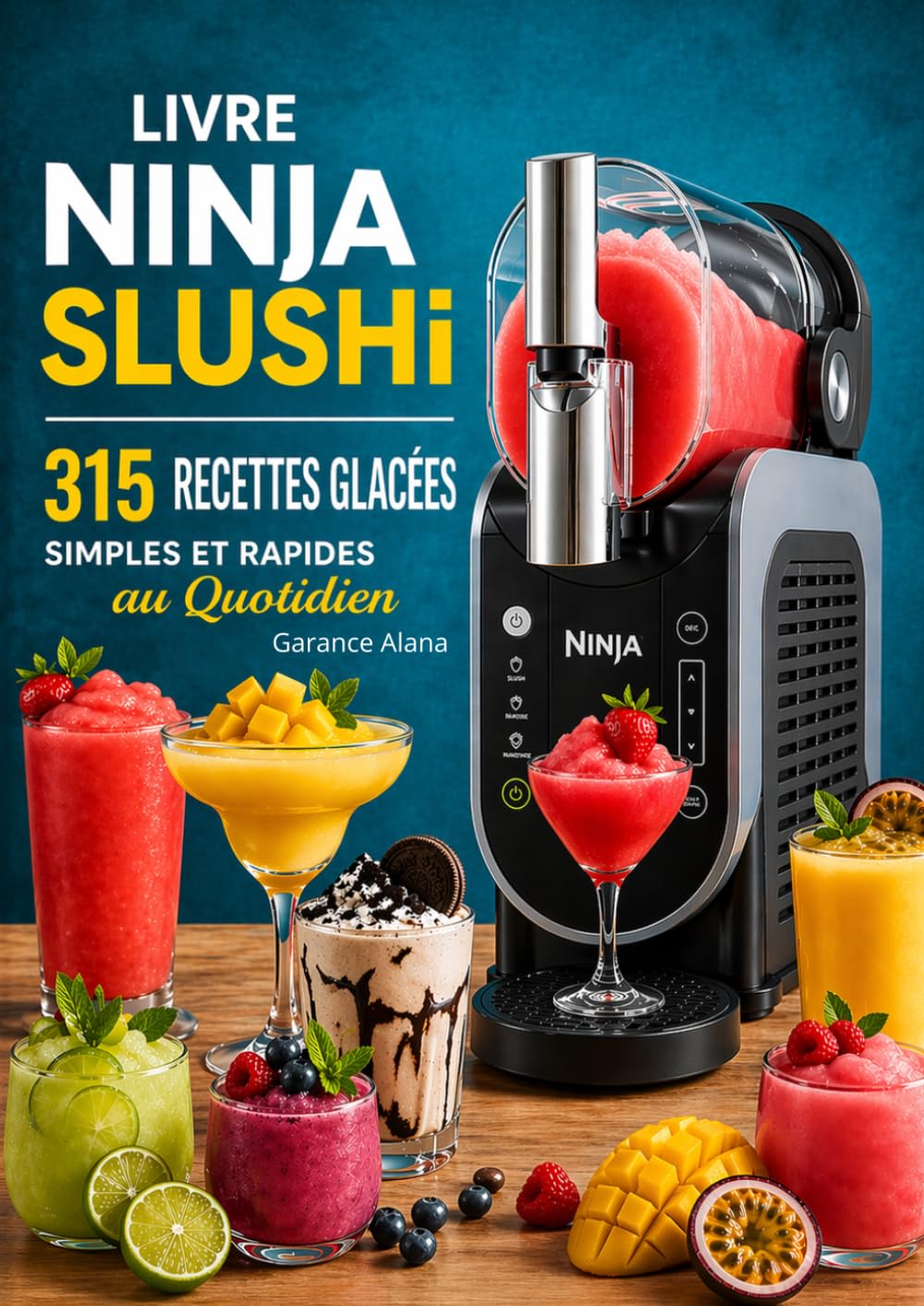 Livre Ninja SLUSHi 315 Recettes Glacées Simples, Rapides et Inratables au Quotidien