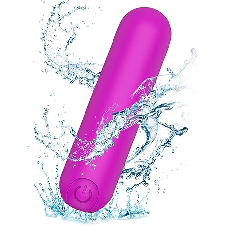Waterproof Personal Massager with 10 Quiet Modes (Purple)
