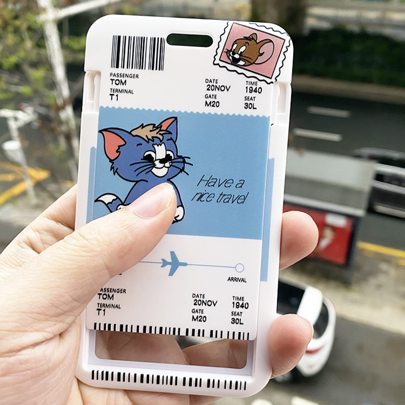 Amazon.co.jp: トムとジェリー キャラクター IDカードホルダー ネーム