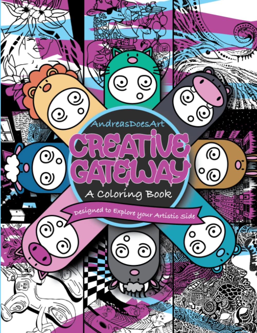 Amazon.com: Creative Gateway: A coloring book designed to explore your