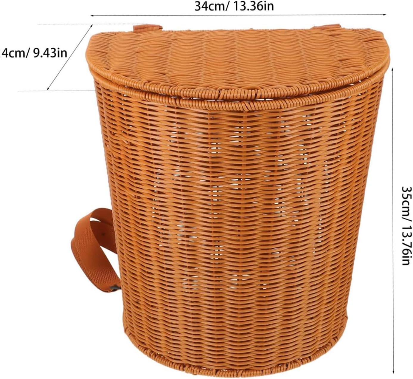 Genérico Backpack Picnic Basket | with Shoulder Straps for Storage - Picnic Basket Artificial Rattan Backpack, for Outdoor Beach Travel Shopping Gardening Home