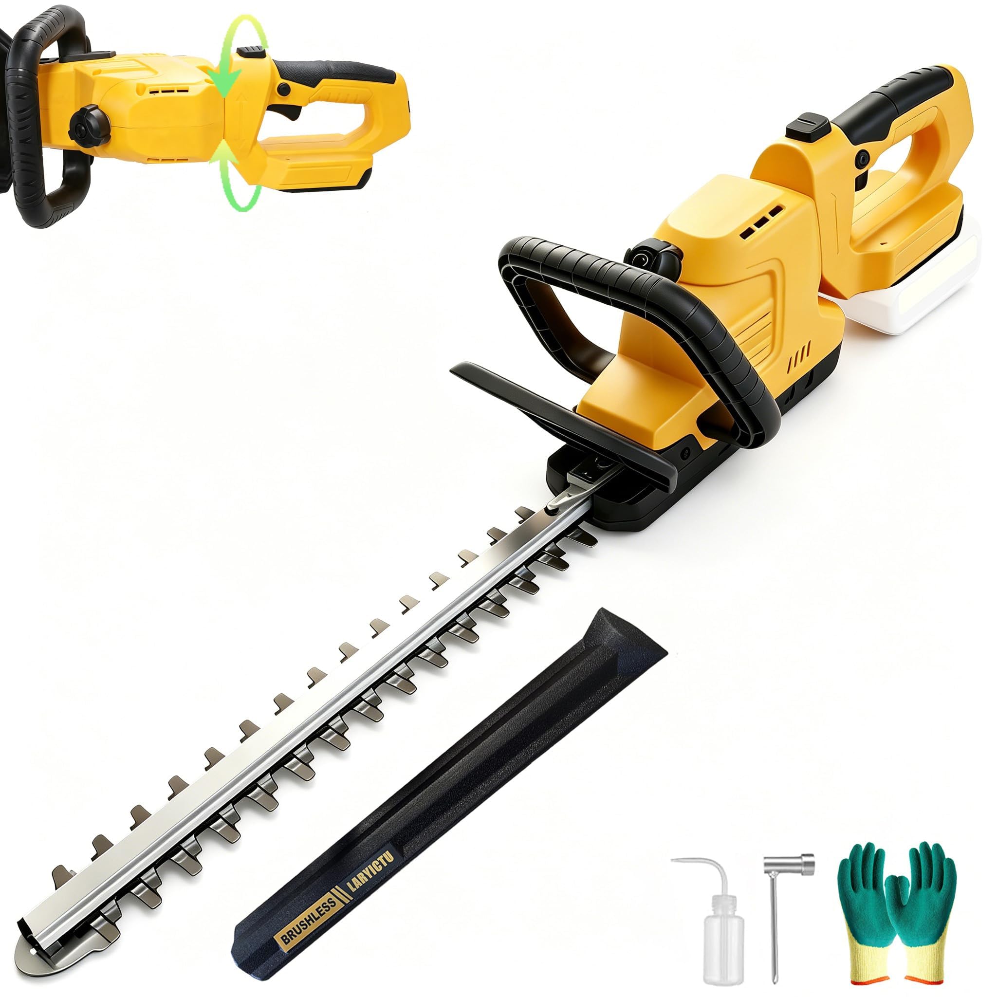 Recortadora de setos inalámbrica compatible con batería DEWALT de 20 V máx