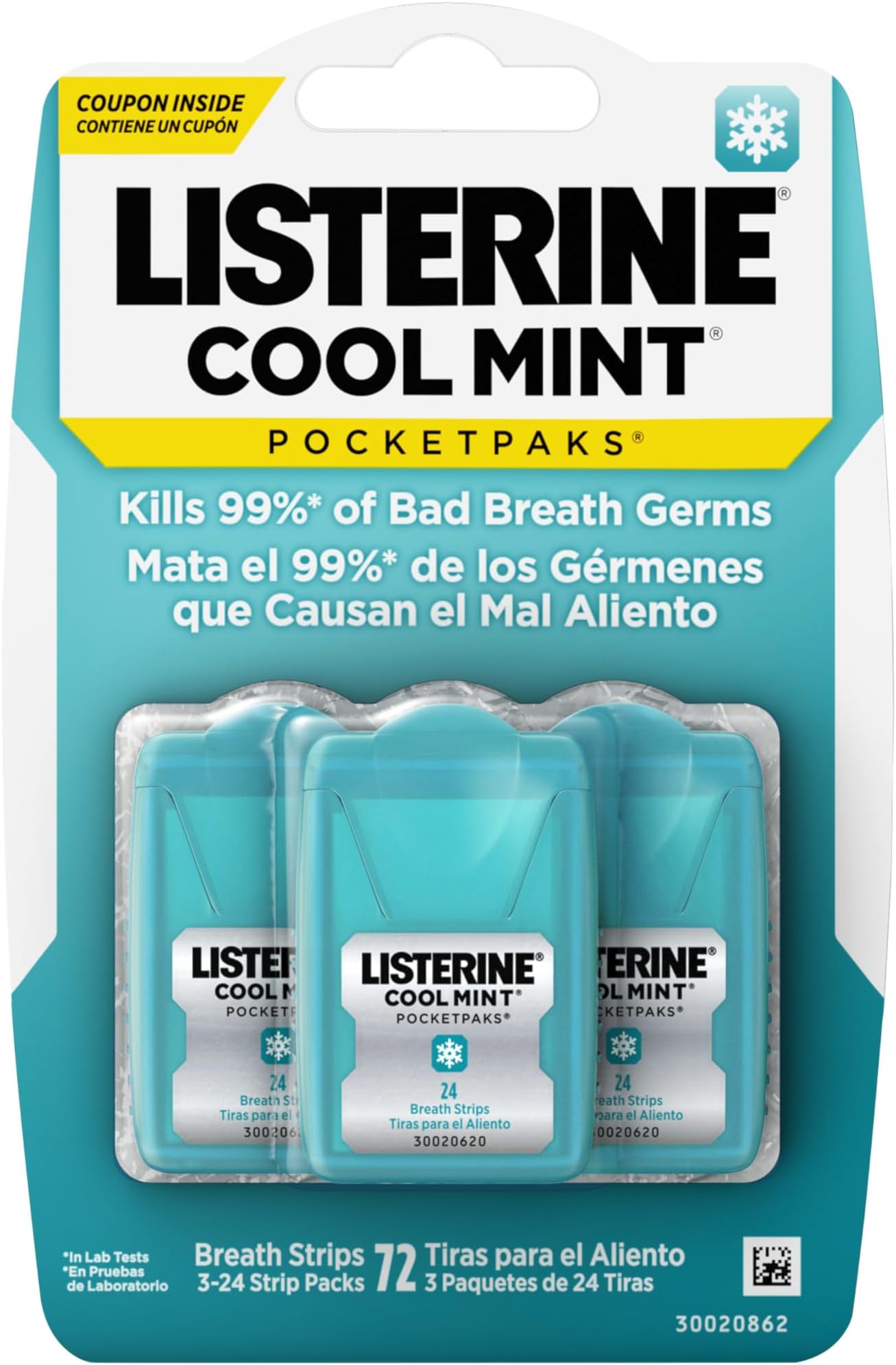 Listerine Floss Packs (Backend or Peggable) - Cool Mint