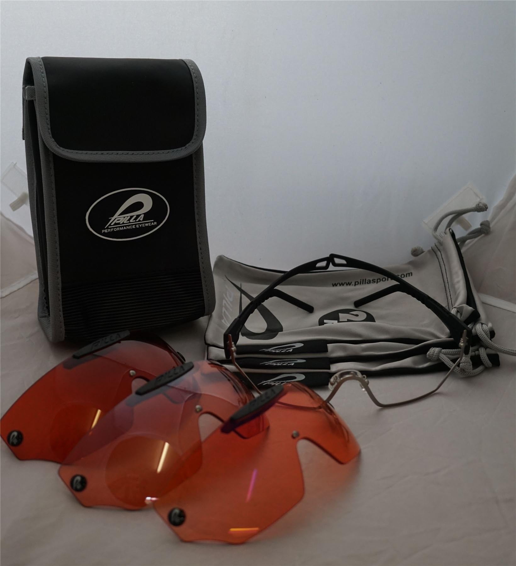 Pilla OUTLAW 3 LENS SET M20,M40,M65 PLUS CASE.