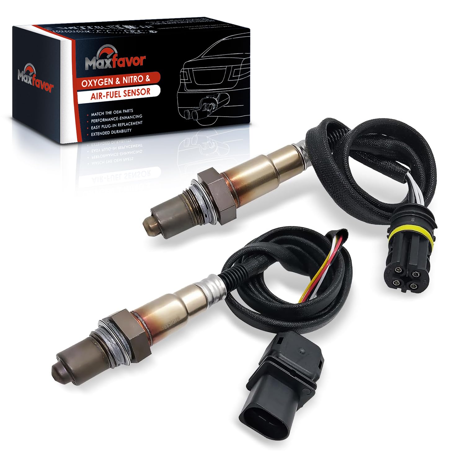 Amazon.com: MAXFAVOR 2Pcs Oxygen Sensor Upstream Downstream
