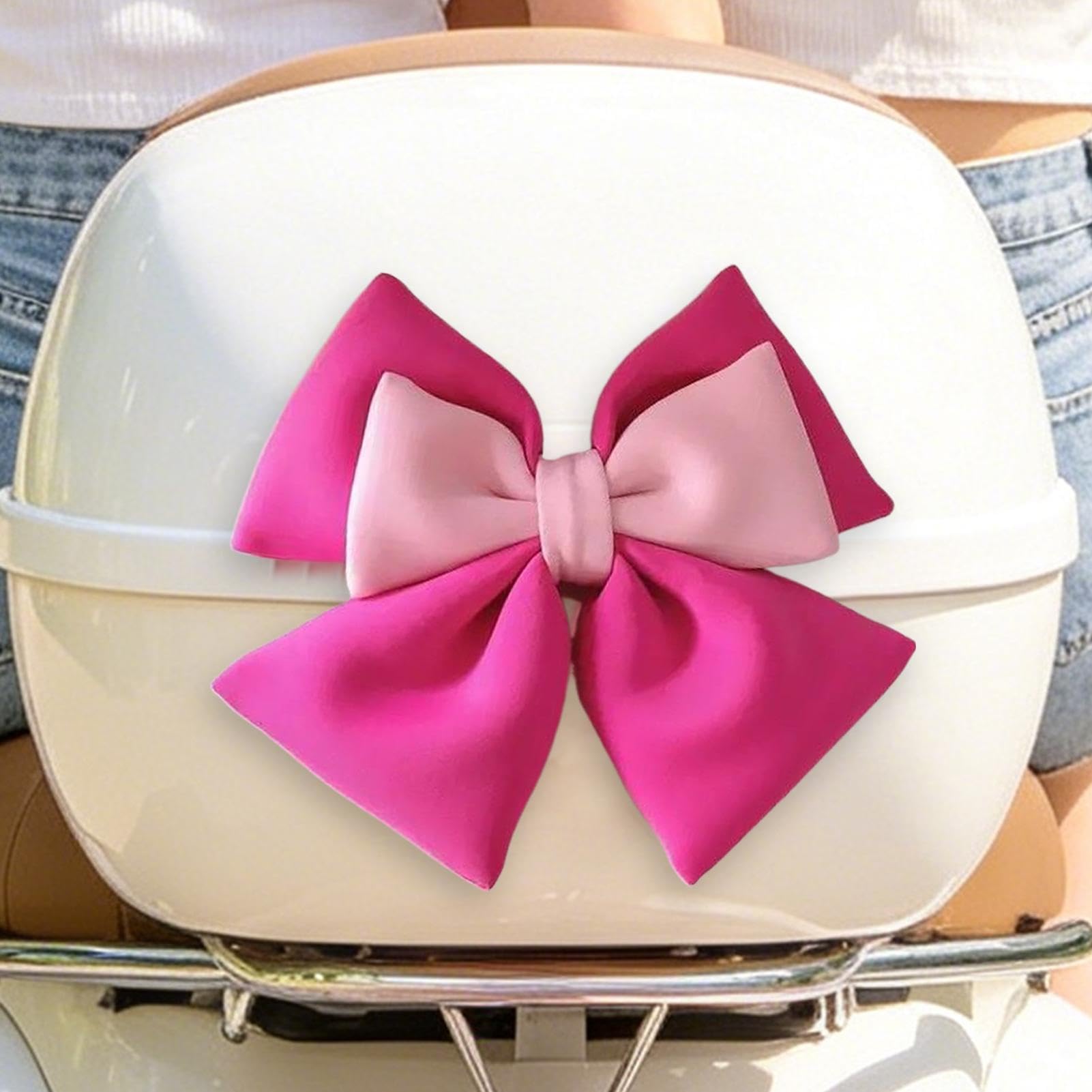para Casco de Moto,Decoración 3D para Coche Scooter | Trasero para Parachoques,para Mujeres Conductoras Moto Scooter Eléctrico Parachoques Trasero Coche