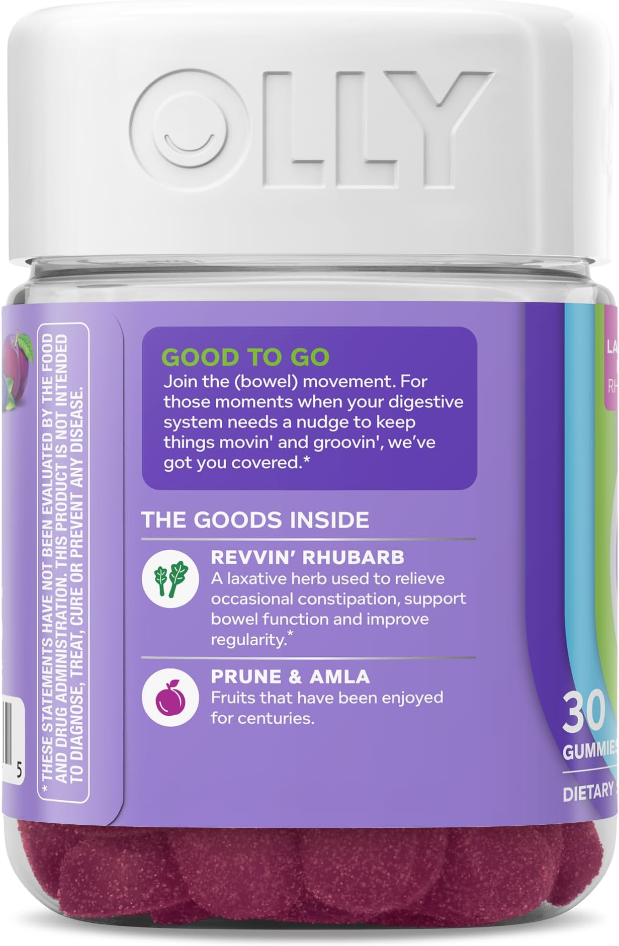 Keep it Movin, Occasional Constipation Support,* Plum Berry - 30 Count