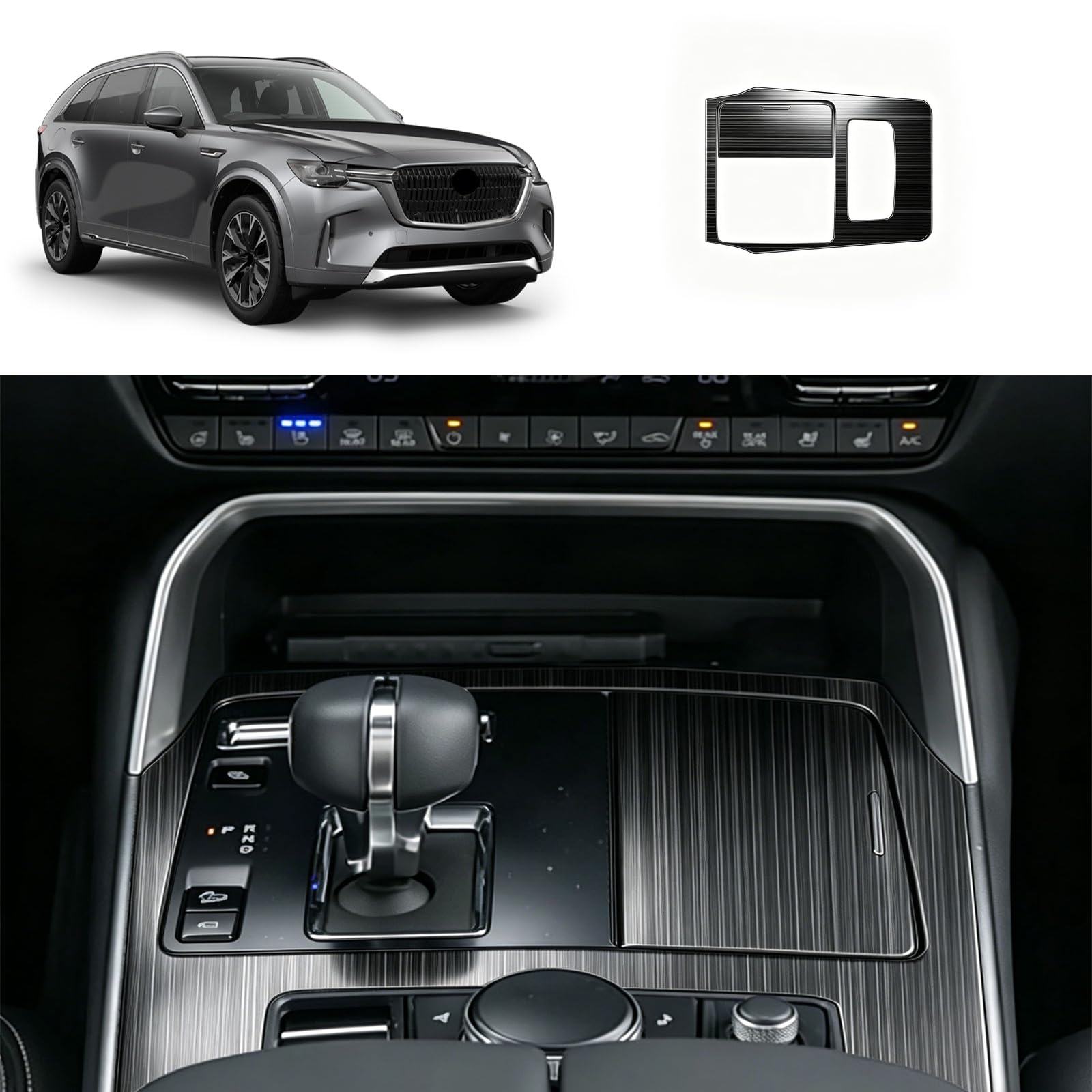 Amazon.com: TERDARAY Gear Shift Panel Cover Compatible With Mazda