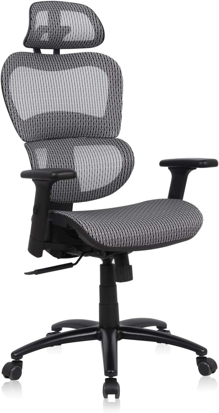 Komene Ergonomic Office Chair, High Back Desk Chairs with Adjustable Headrest