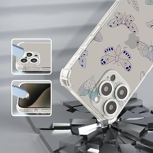 Vista 23 de Roemary Buffertech - Funda protectora para iPhone 13 Pro Max con diseño Golden Retriever, diseño de arcoíris con protector de pantalla