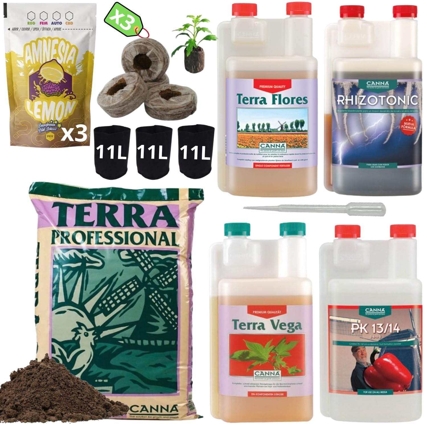 Canna Dnger Set | PK Dnger | Cannabis Dnger Set | Starterset Cannabis  Anbau | Home Grow Set Cannabis | Anbau Set indoor | Grow Dnger Set  Cannabis | Rhizotonic | Grower Set Cannabis | Starter Set : Amazon.de:  Garten