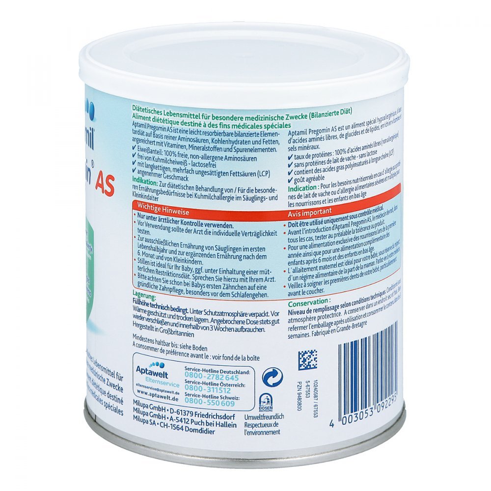 Aptamil Proexpert Pregomin AS, 1er Pack (1 x 400 g)