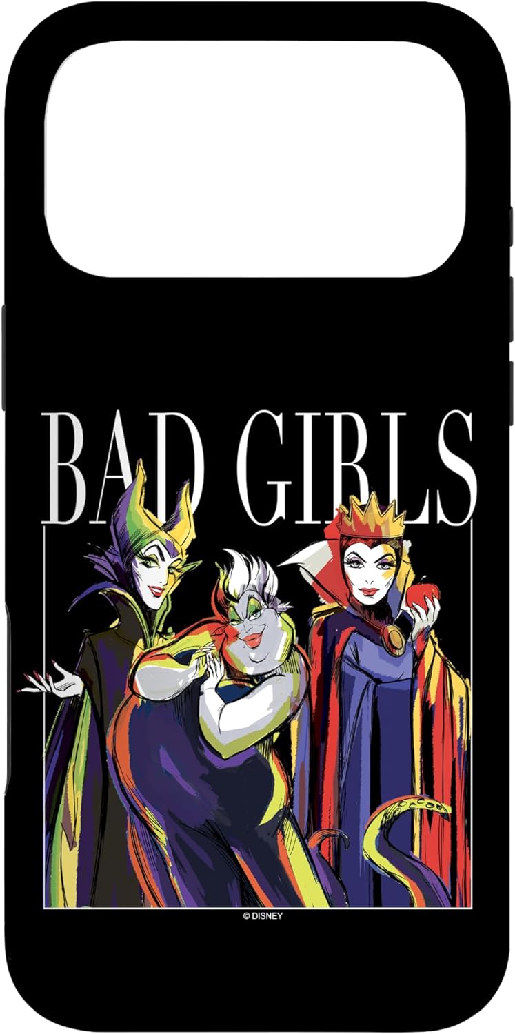 Disney Villains Maleficent Ursula Evil Queen Bad Girls Case for iPhone 17 Pro Max