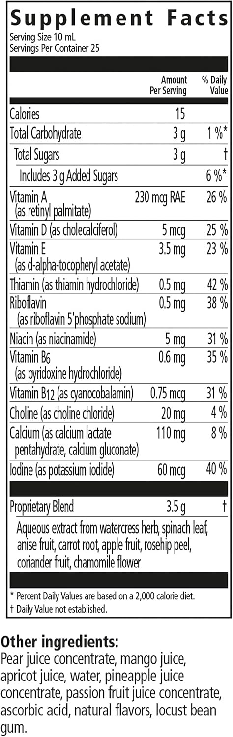 Floradix, Kinder Love Vegan Children’s Liquid Multivitamin for Healthy Development