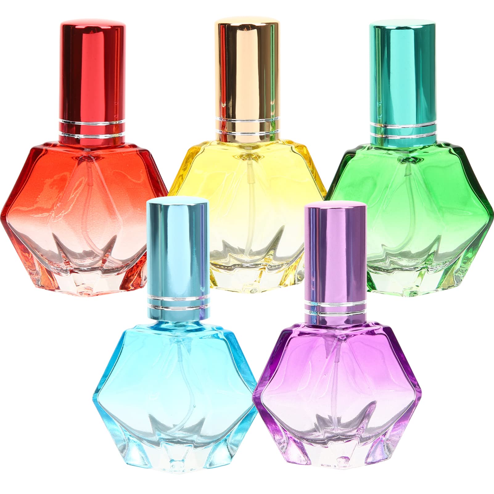 Flacons de parfum en verre décoratifs Lurrose petits vaporisateurs de haute qualité