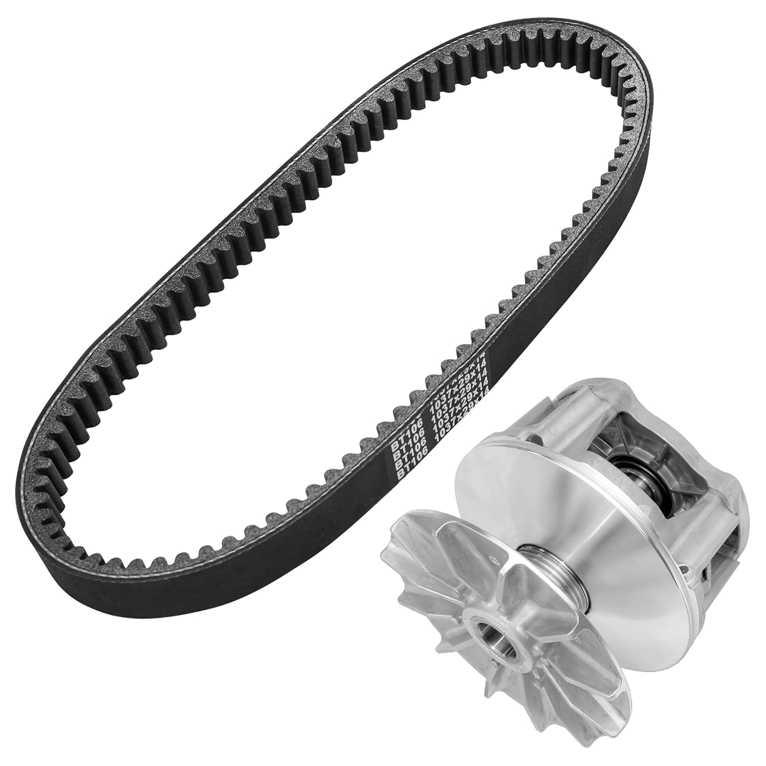 Caltric Complete Primary Drive Clutch with Belt Compatible with Polaris Magnum 325 4X4 2000 2001 2002