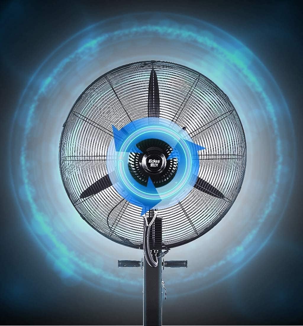 Pedestal Fan, 3 Speed Level Oscillating Stand Fan, Ideal for Home and Office, Black-81cm