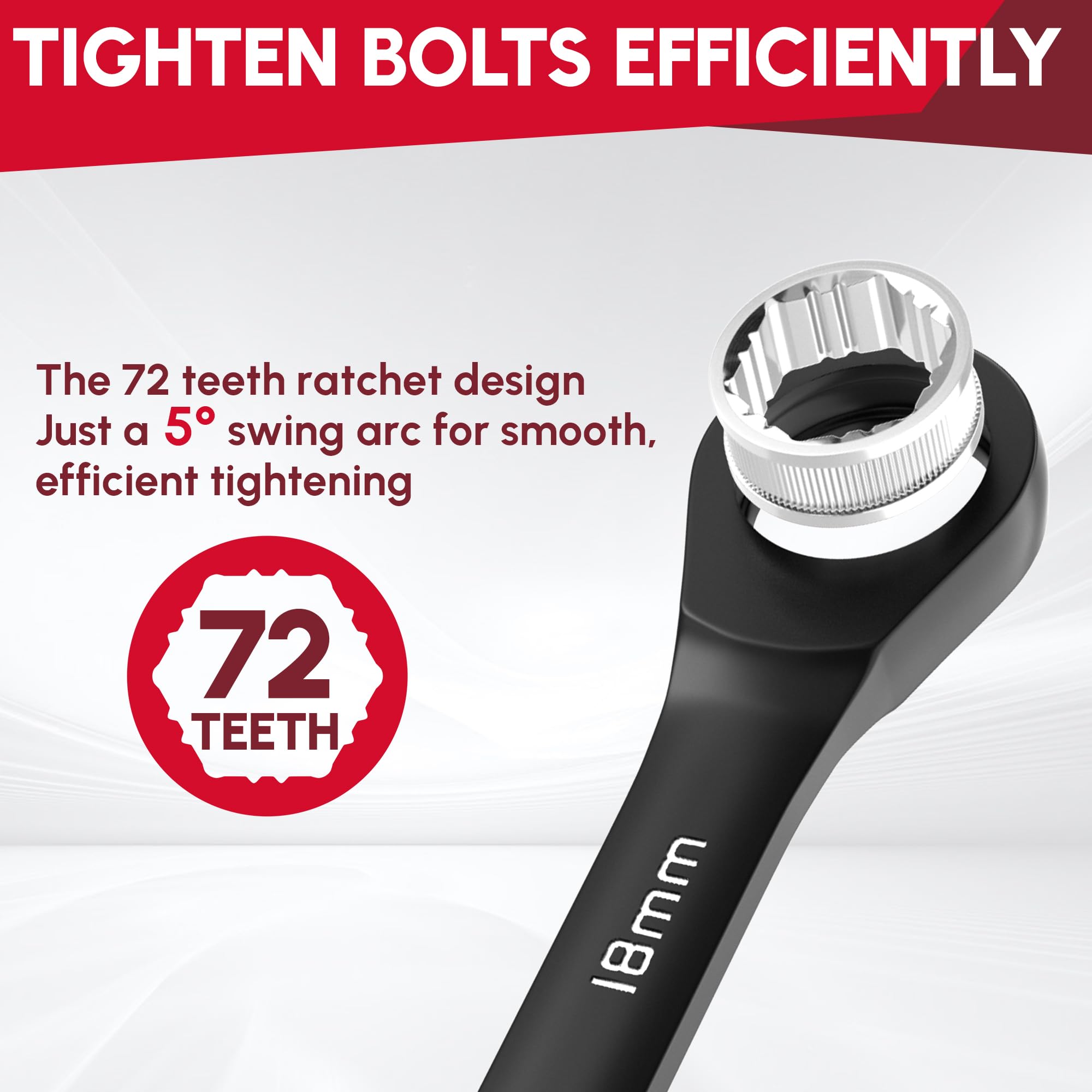 Arrow 12-Piece Ratcheting Wrench Set -6
