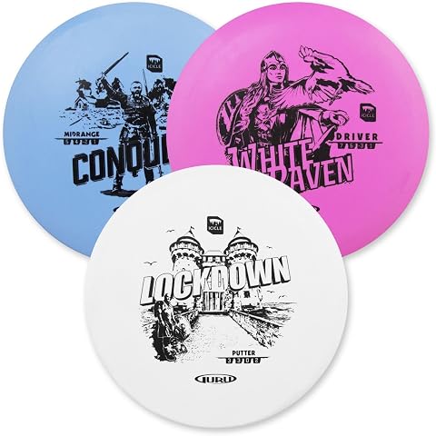 Guru Disc Golf Starter Set, 3 disques