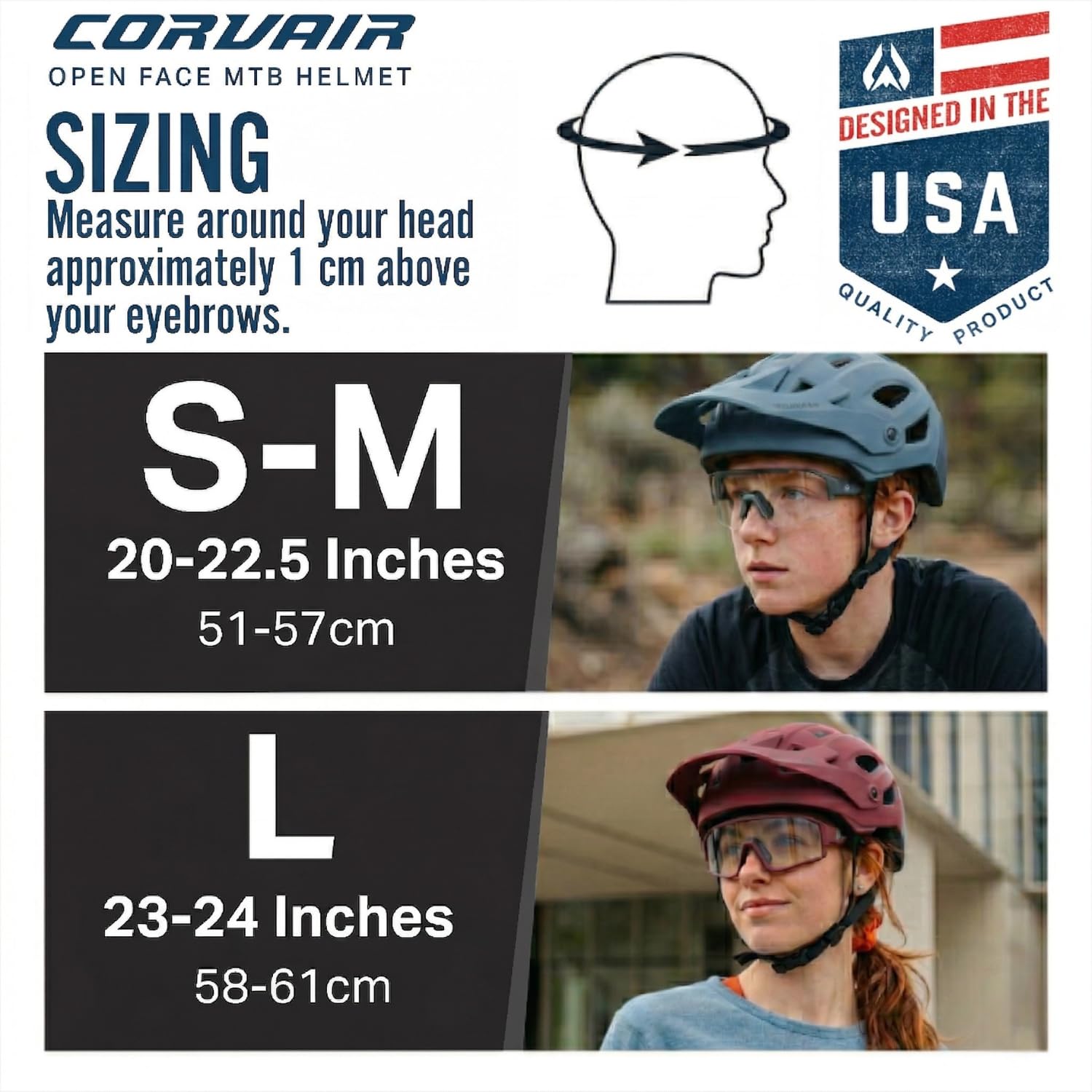 Wildhorn Corvair kask rowerowy dla kobiet i mężczyzn z maksymalnym wentylacją, systemem dopasowania FTA i regulowanym wizjerem, regulowany rozmiar, kask rowerowy dla dorosłych dla kobiet i mężczyzn