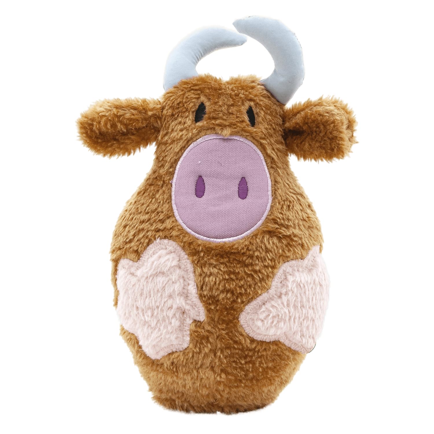 JACK AND VANILLA, Interactive Dog Toy - Bull Daddy - L, Realistic and Colourful Design, Durable and Easy to Clean, Ideal for Small and Medium Breeds, 12 Inch, Barnyard Model