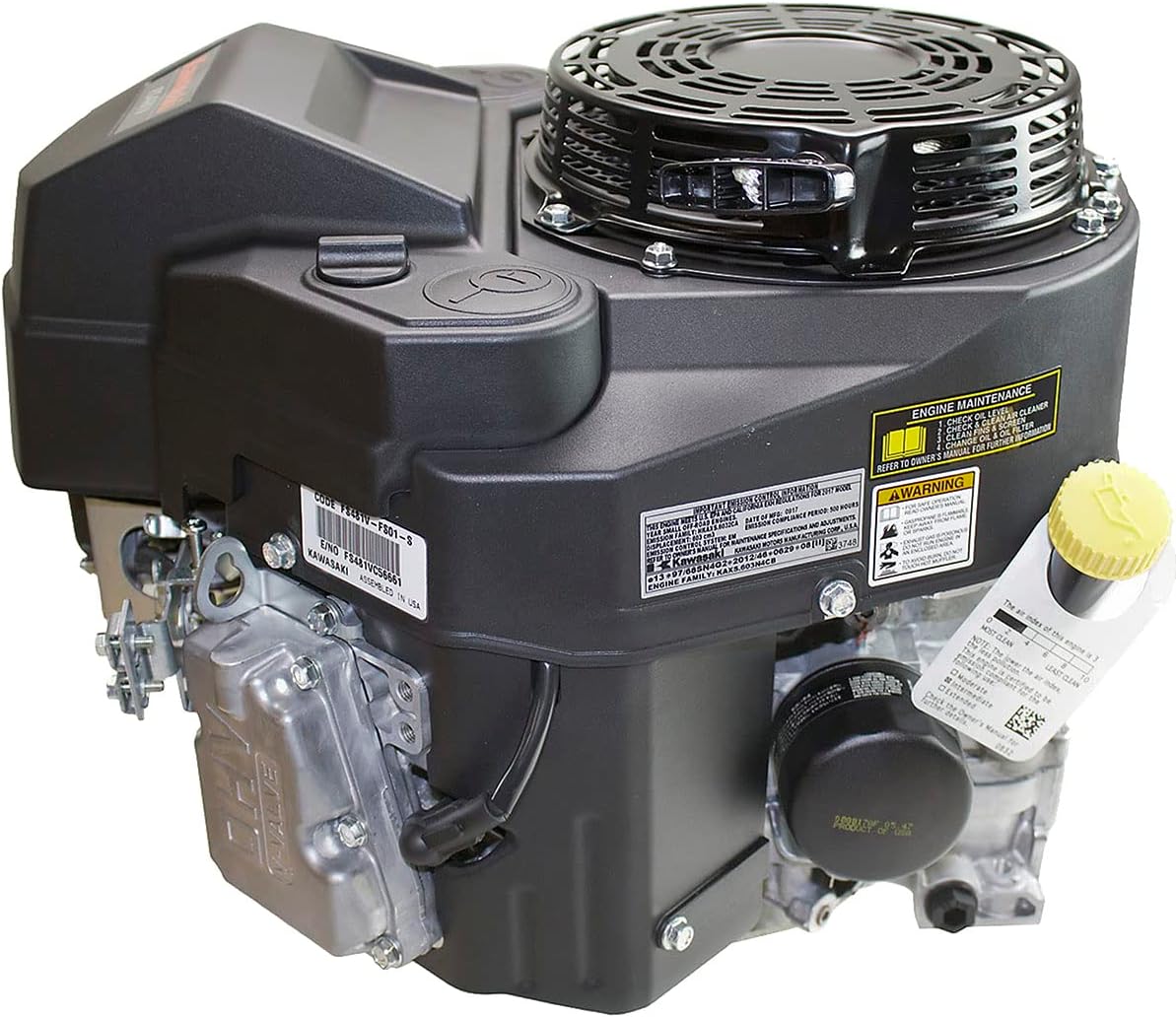 Kawasaki 14.5hp Vertical 1" x3-5/32 Shaft, FS, Fuel Pump, Recoil Start, 13 Amp Alt, OHV, CIS Engine