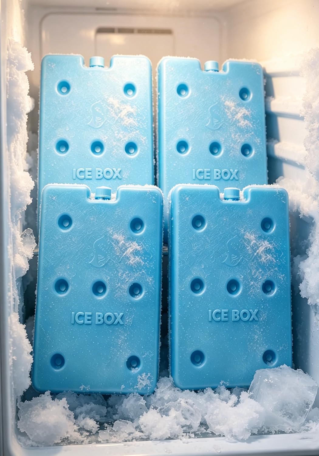 Ice Packs for Lunch Boxes Cooler Tote Bags Reusable Refreezable Cold Slim Large Cheap Hard Protable Icepacks for Bento Shipping Beach Camp Car