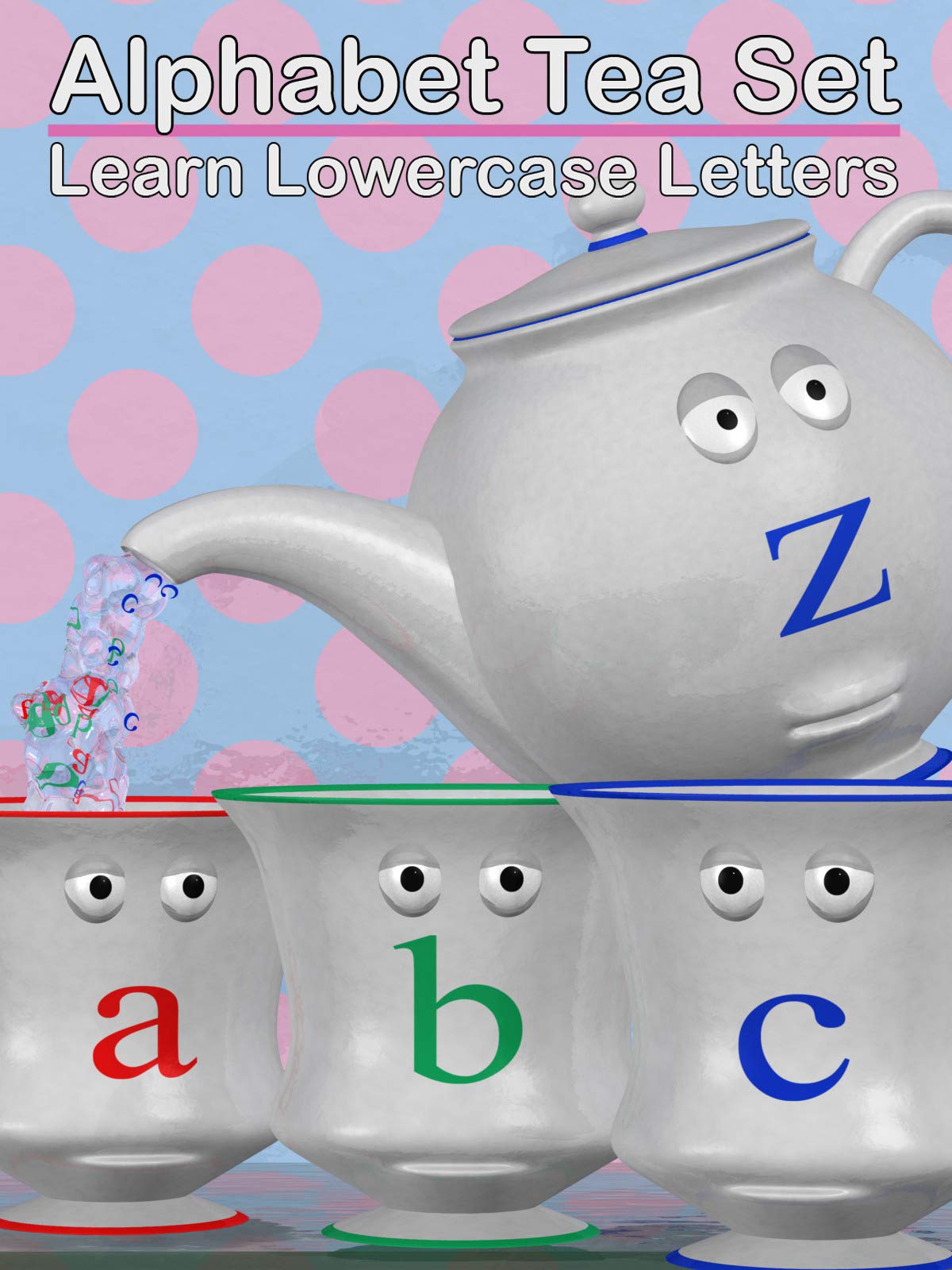 Alphabet Tea Set Learn Lowercase Letters , M. Wilcko